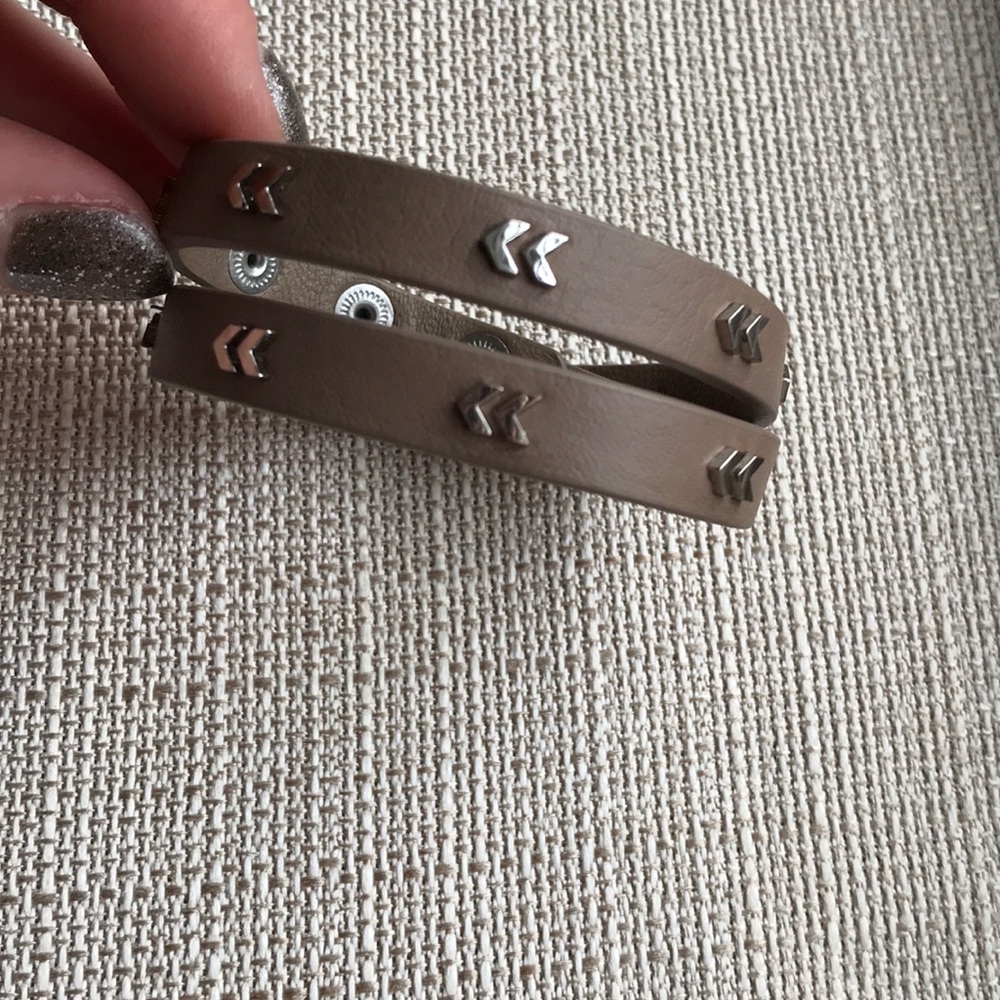 Stella & Dot leather arrow wrap bracelet